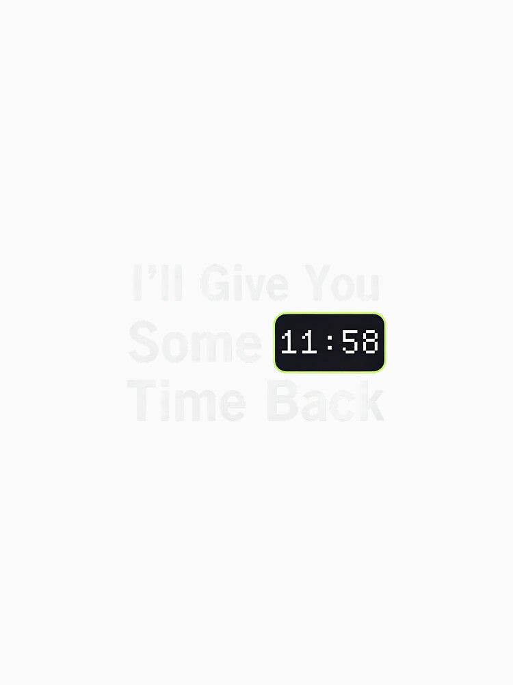 I'll Give You Some Time Back - Funny Corporate Work Design Premium Tri-blend by ElaineZPink