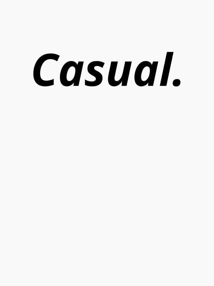 Casual. (black) by EmberFox