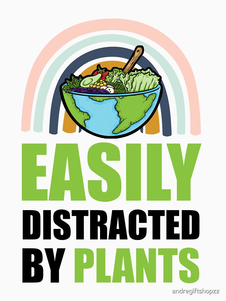 Easily Distracted By Plants Gardener Gift Gardening Garden R SK by andregiftshopzz