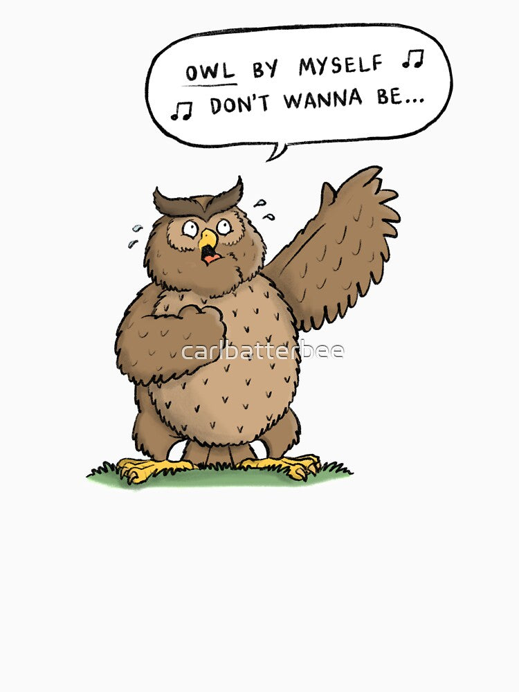 Owl By Myself by carlbatterbee
