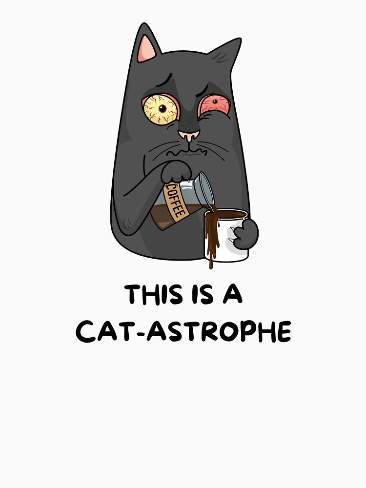 Animal Pun CAT-astrophe by bububabuinc