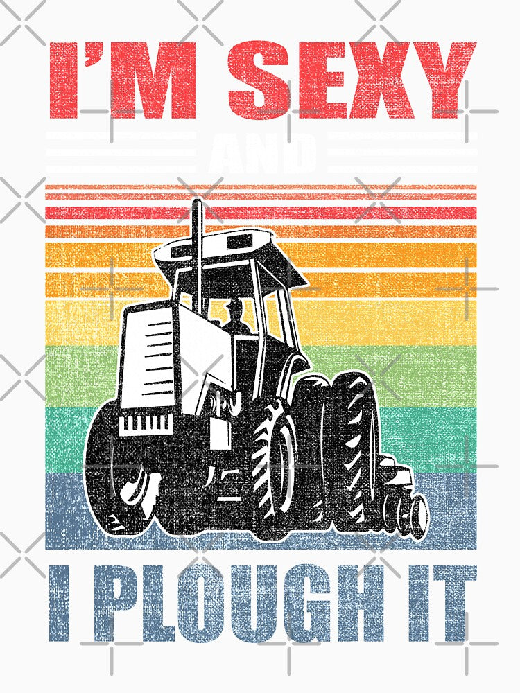 Vintage Tractor Plough Retro Plow Field Ranch Owner Sexy Farmer by TheAplus