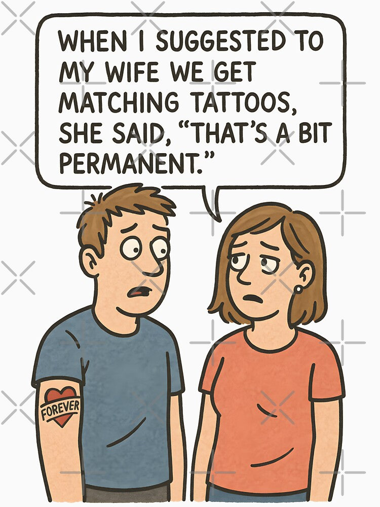 Dad Joke Tattoo by Bounce & Pounce