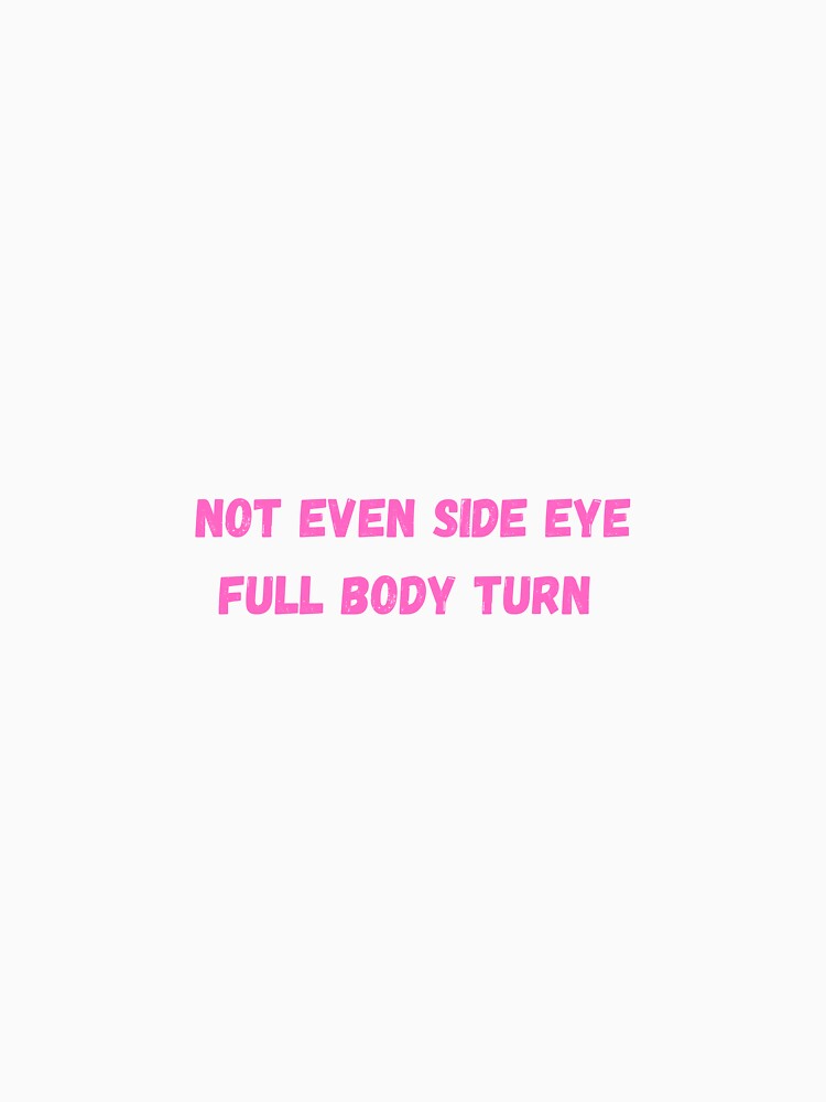 Not even side eye full body turn by Stickernpattern