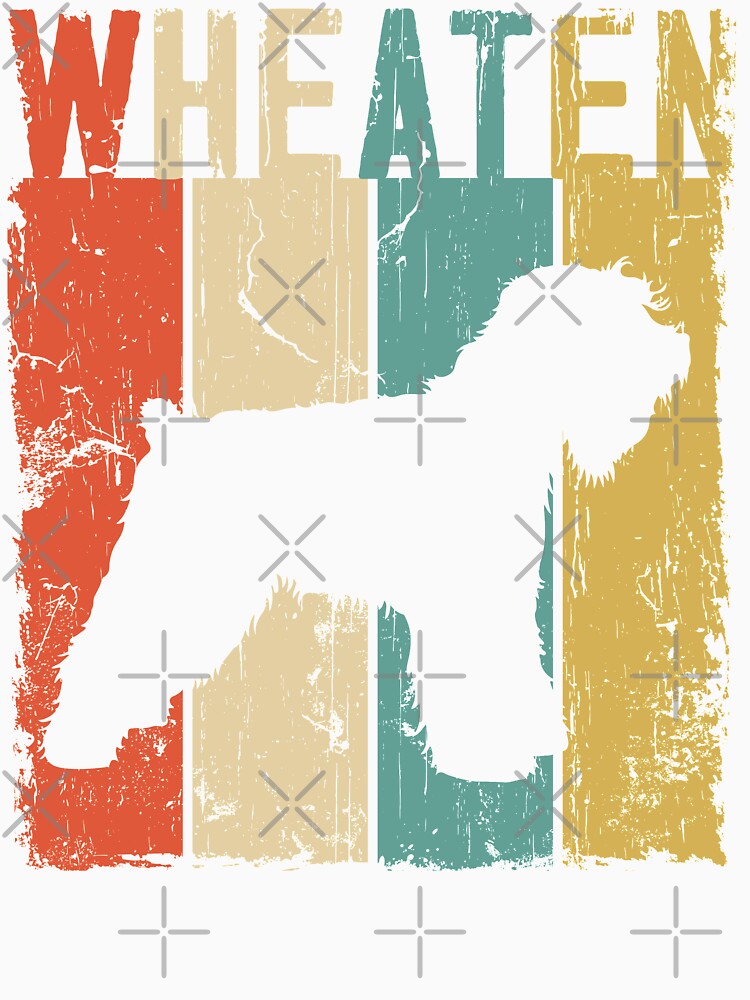 Soft Coated Wheaten Terrier Dog Vintage Retro Style by rafaeltto