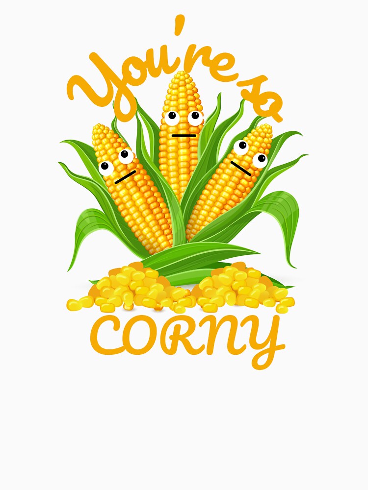 Vegetable Pun You're so Corny by bububabuinc