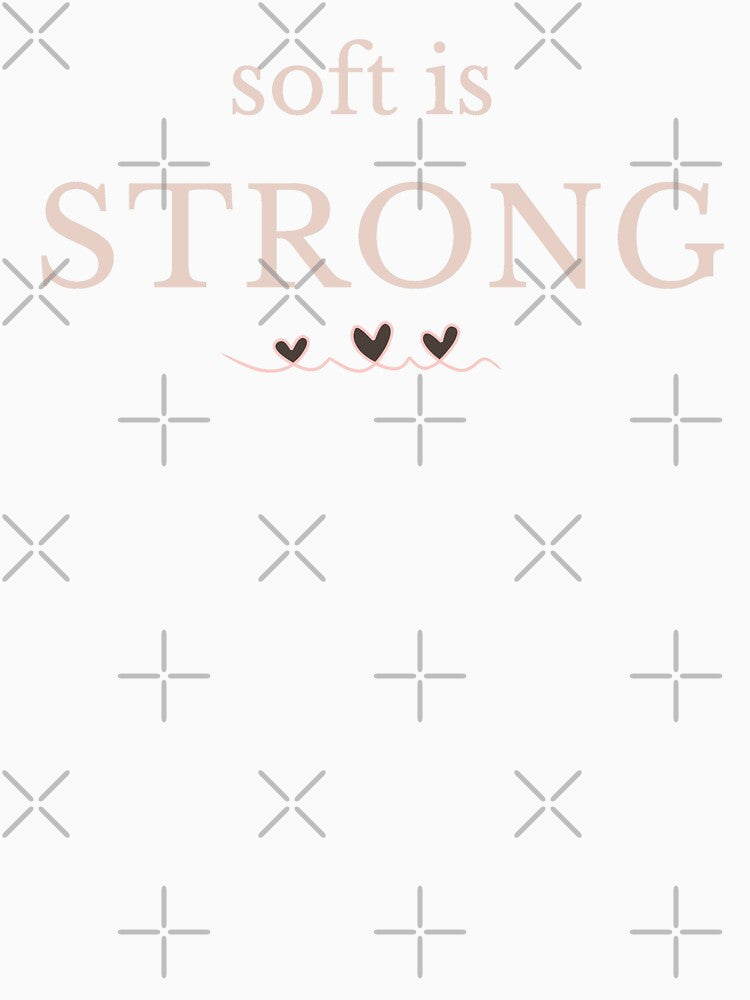 Soft Is Strong Minimalist Statement Design by Minimalist Typography
