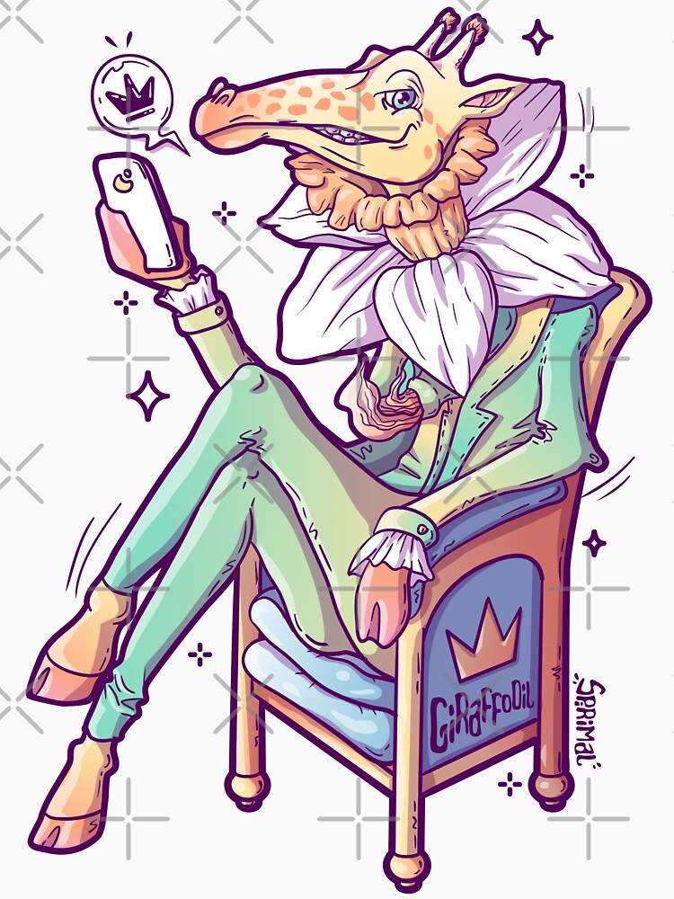 Giraffodil giraffe and daffodil pun by SPIRIMAL