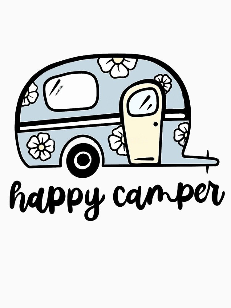 Happy camper meme, Happy camper stickers, Happy camper shirt For Mom Dad Kids by yota habi