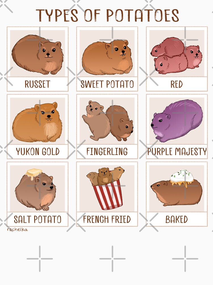 Types of Hyrax Potatoes by rachelka