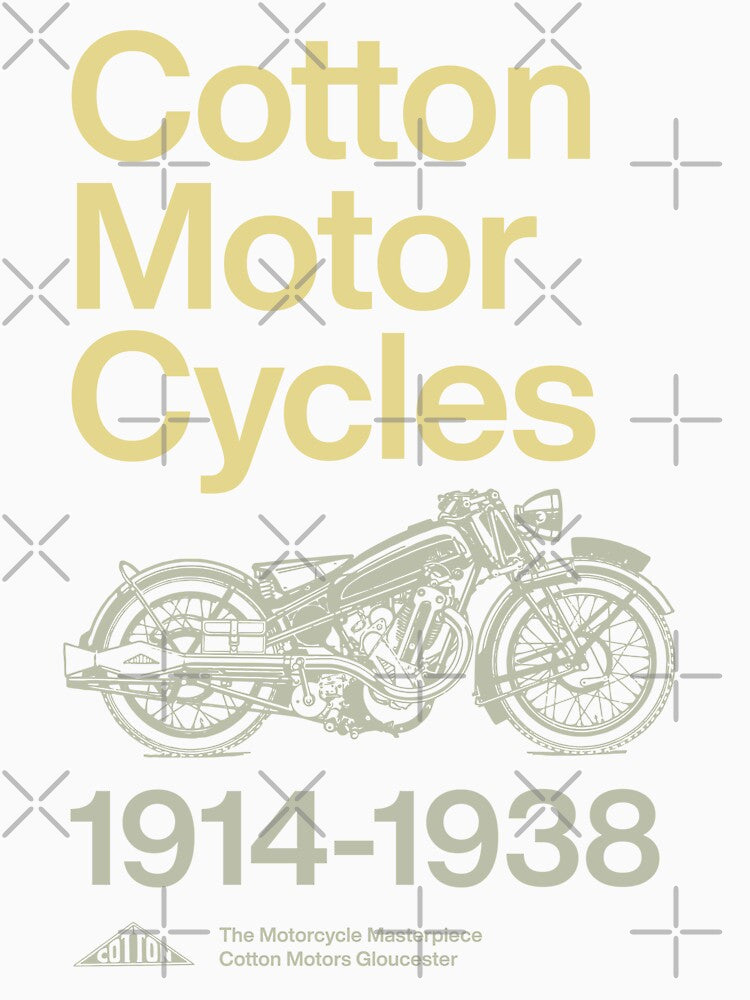 Cotton Motorcycles Gloucester 1914 - Helvetica by IronFlyers