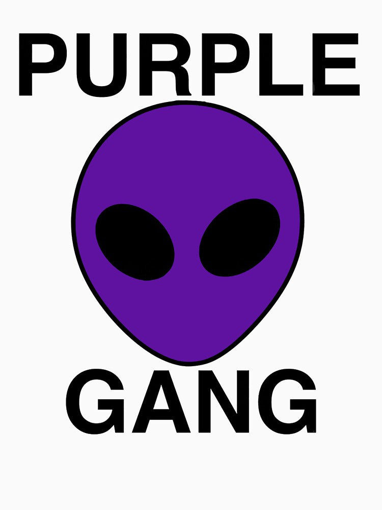 Purple gang meme, Purple gang stickers, Purple gang shirt For Mom Dad Kids by yota habi