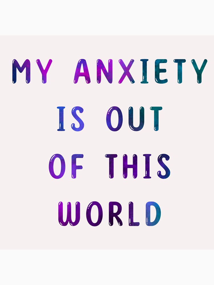 Space anxiety sticker by snailfarmer22
