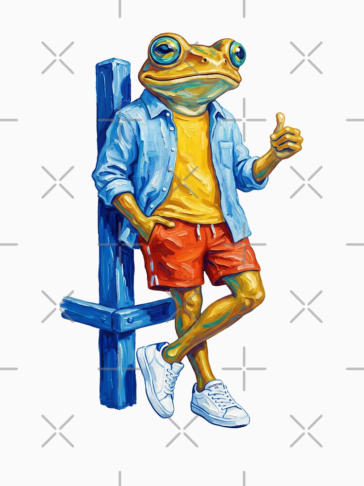 Casual Cool Frog by TeeARTHY