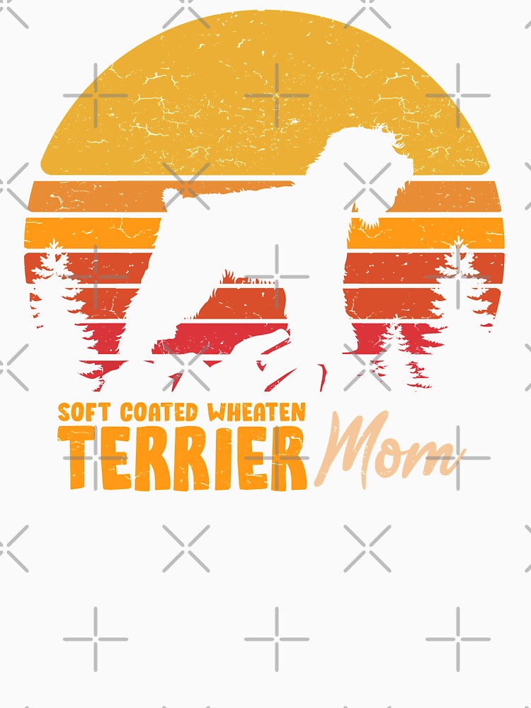 Soft Coated Wheaten Terrier Dog Mom Vintage Retro by rafaeltto
