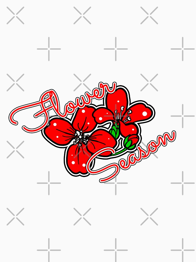 red flower season by arthoyone