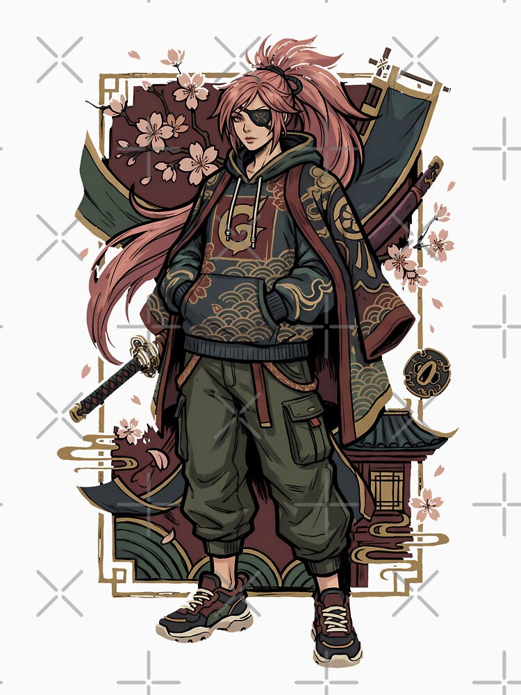 Relaxed Baiken Guilty Gear – Modern Samurai Casual Wear by Senpaiwaves