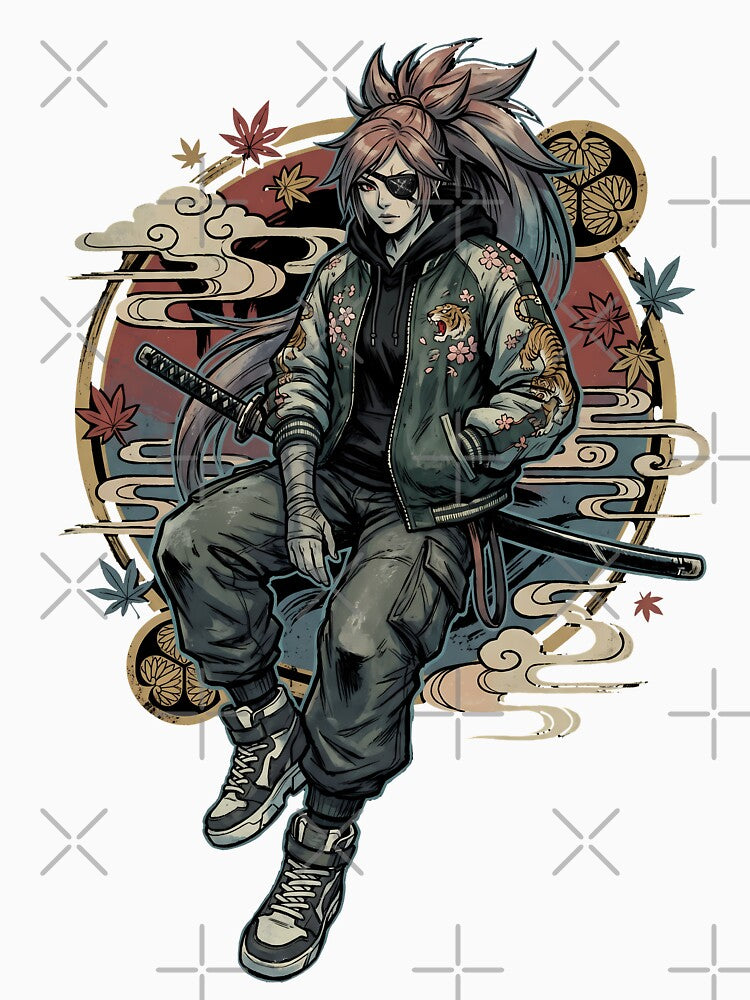 Casual Baiken Prosthetic Arm – Streetwear Samurai Legend by Senpaiwaves