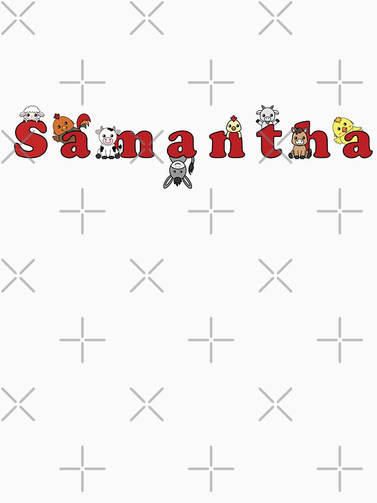 Samantha with Farm Animals by CGArtwork13