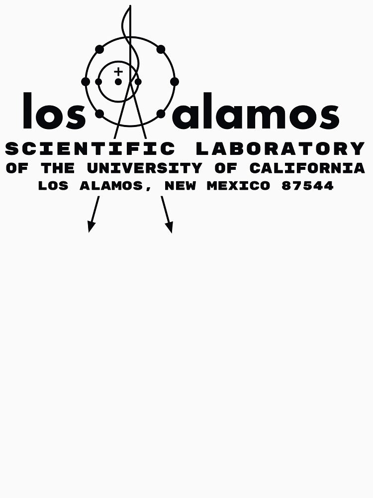Los Alamos Laboratory Vintage Logo - Black by Nicolò Bagnasco