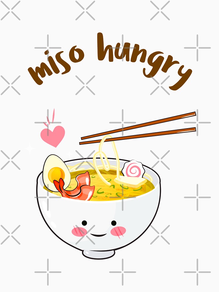 Kawaii food pun Miso Hungry by plzLOOK