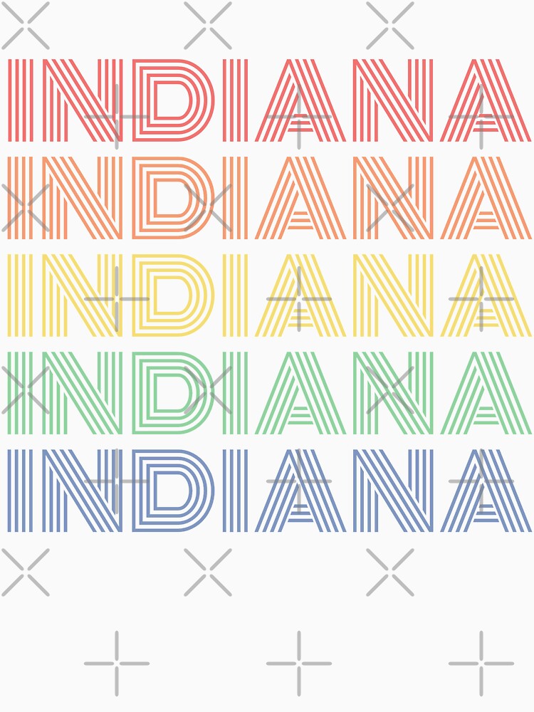 Indiana Retro Vintage Classic Fan Gift by LadySaltwater