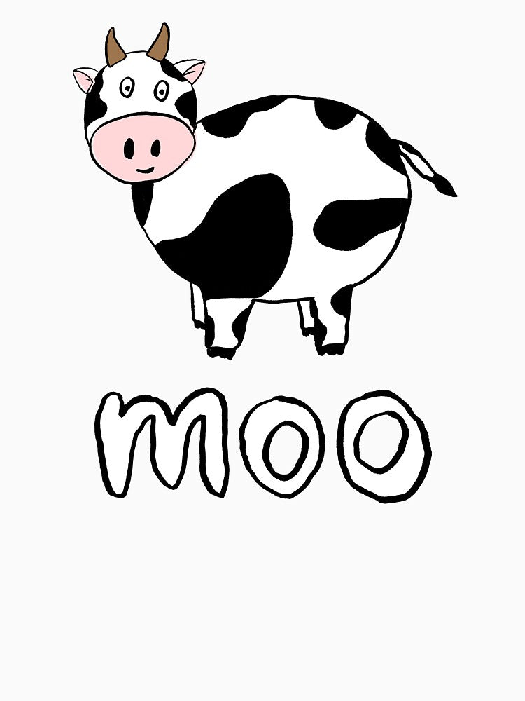 Moo cartoon cow by skunkandpumpkin