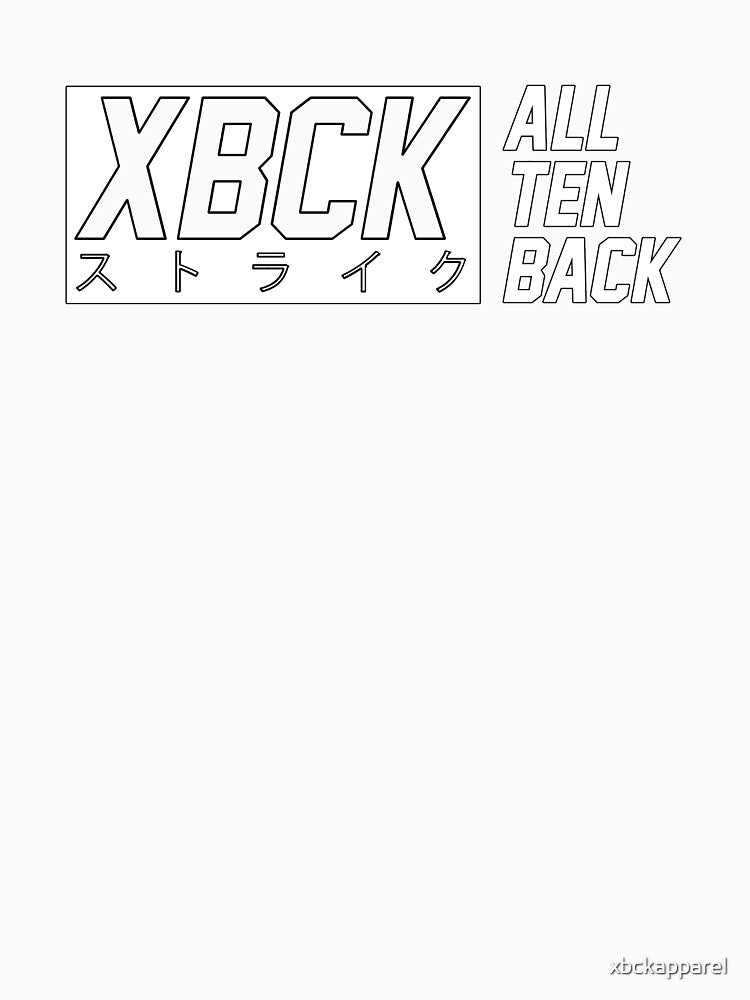 XBCK - Series 2 - ALL TEN BACK by xbckapparel
