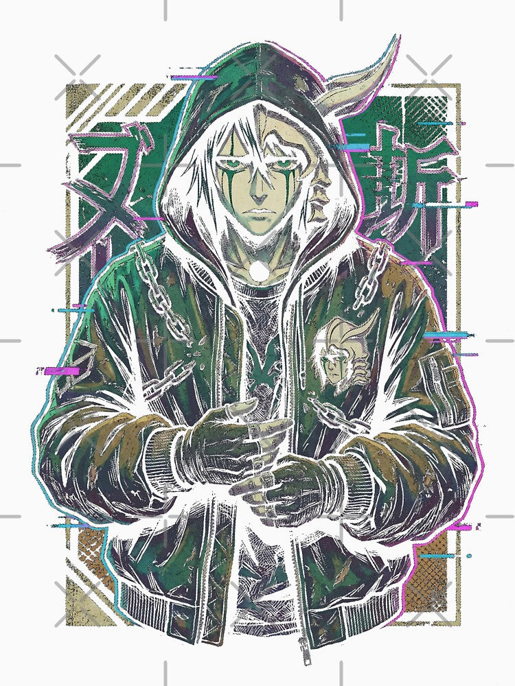 Bleach Ulquiorra: Black Jacket Green Eyes by Senpaiwaves