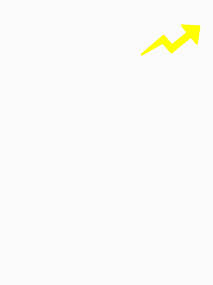 TRENDING UP ARROW (YELLOW) by Top10Designs