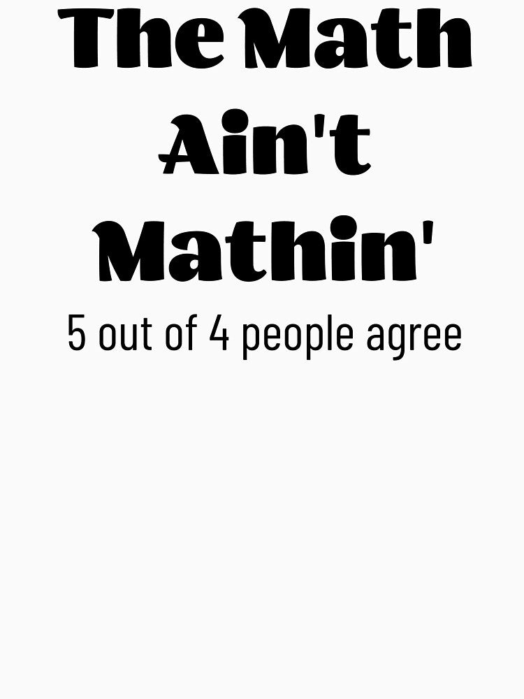 Funny math shirt, dad joke by PrintingWiser