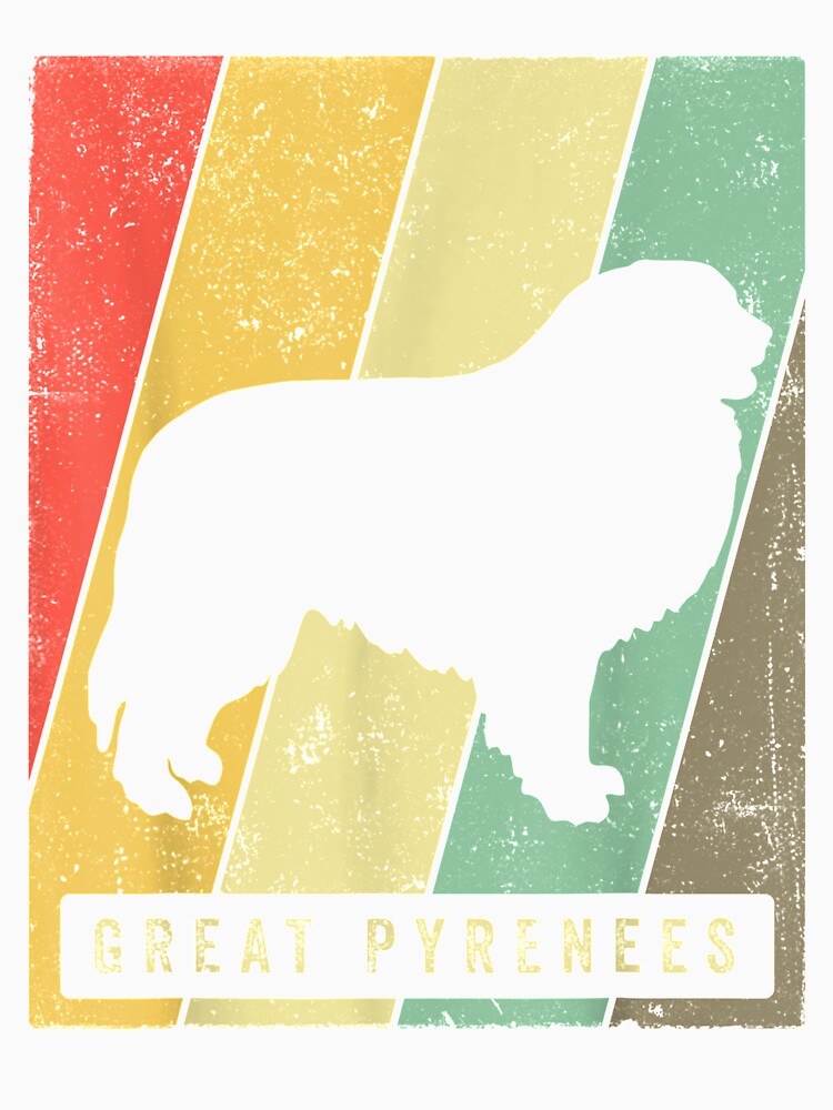 Great Pyrenees Dog Retro Vintage Gift by lolahomya