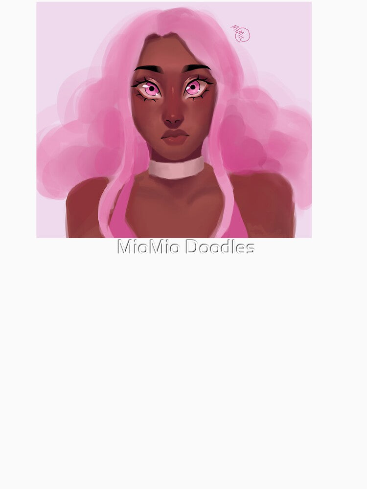 Pink Cotton candy hair by MioMio Doodles