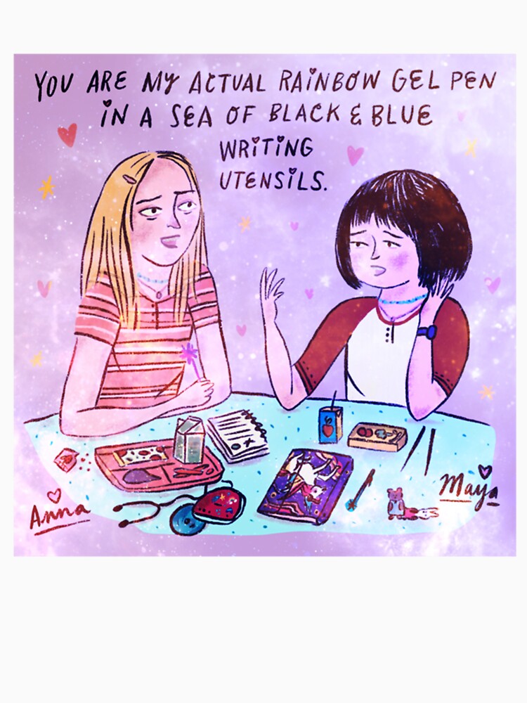 Pen15 Maya and Anna - You are my actual rainbow by SoNeedley
