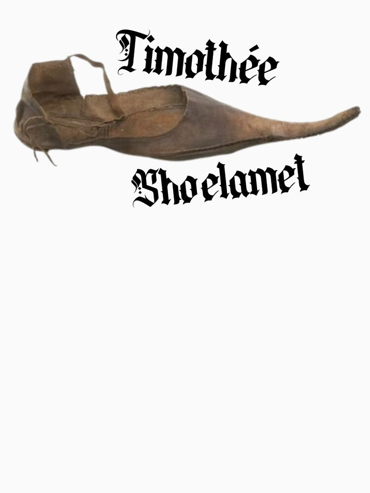 Timothee Shoelamet Medieval Shoe Pun by mooncakekaro