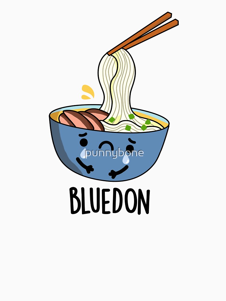 Blue-don Funny Udon Pun by punnybone