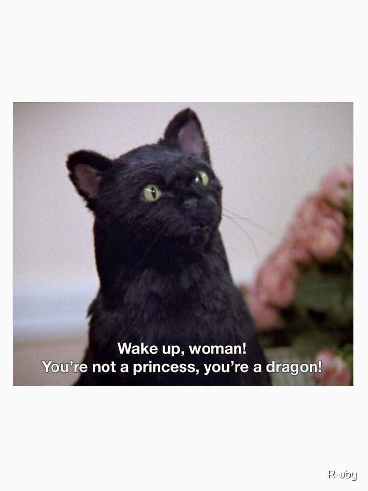 Salem the Cat - “Wake up Woman!” by R-uby