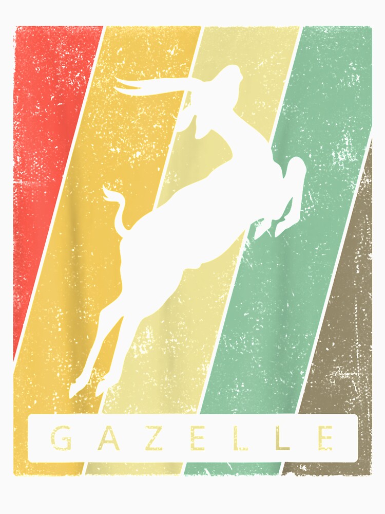 Gazelle Lover Vintage Retro Animal by charissamo77