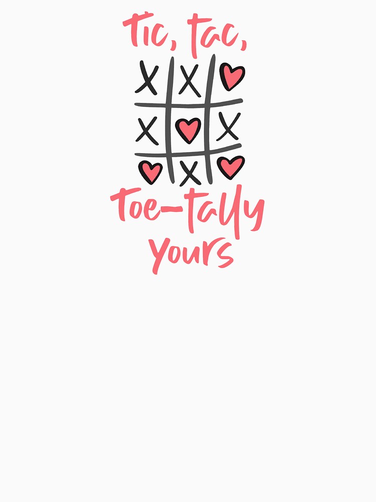 Tic, Tac, Toe-tally Yours! (On Pink) by PawsitiveMum