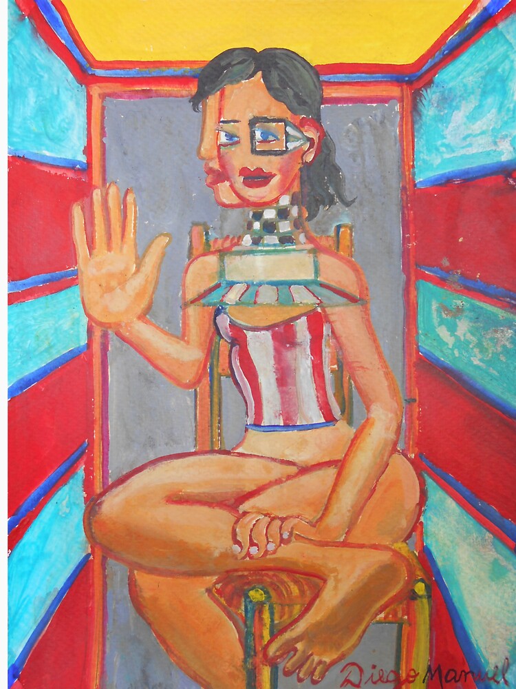 woman in the chair by Diego Manuel Rodriguez