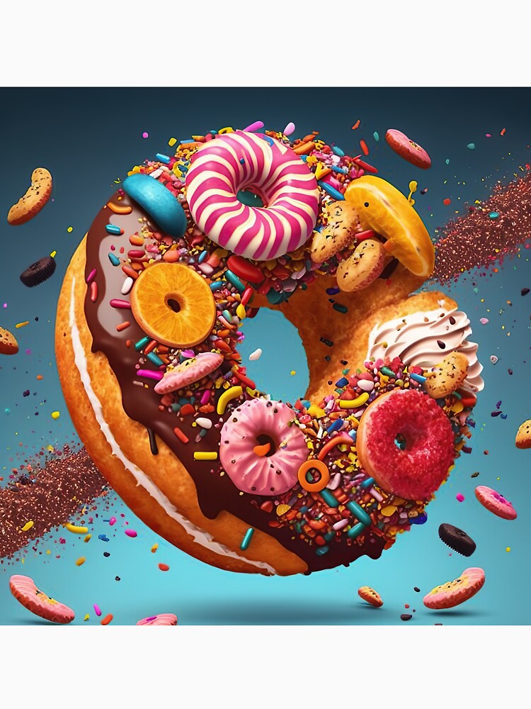 cartoon donut by IA-Power