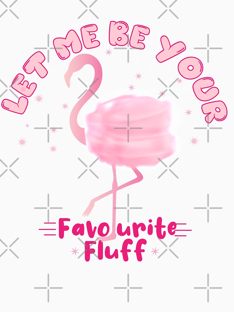 Cute Flamingo Sweet Pink Watercolor Cotton Candy by PinkPandaDesign