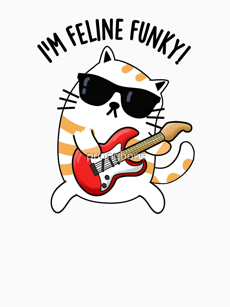 I'm Feline Funky Funny Cat Pun by punnybone