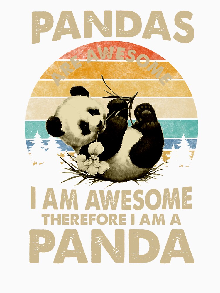 Retro Awesome Panda by spellmadebylee