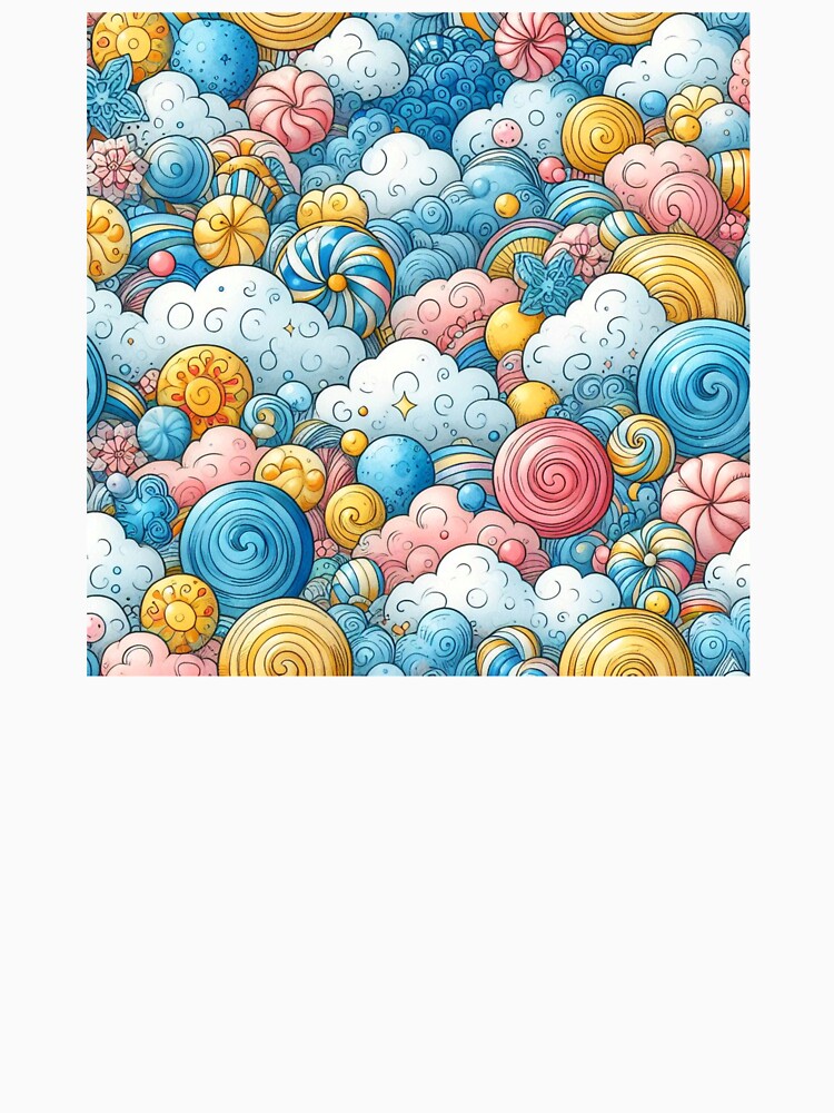 Cotton candy pattern by Thedigital91