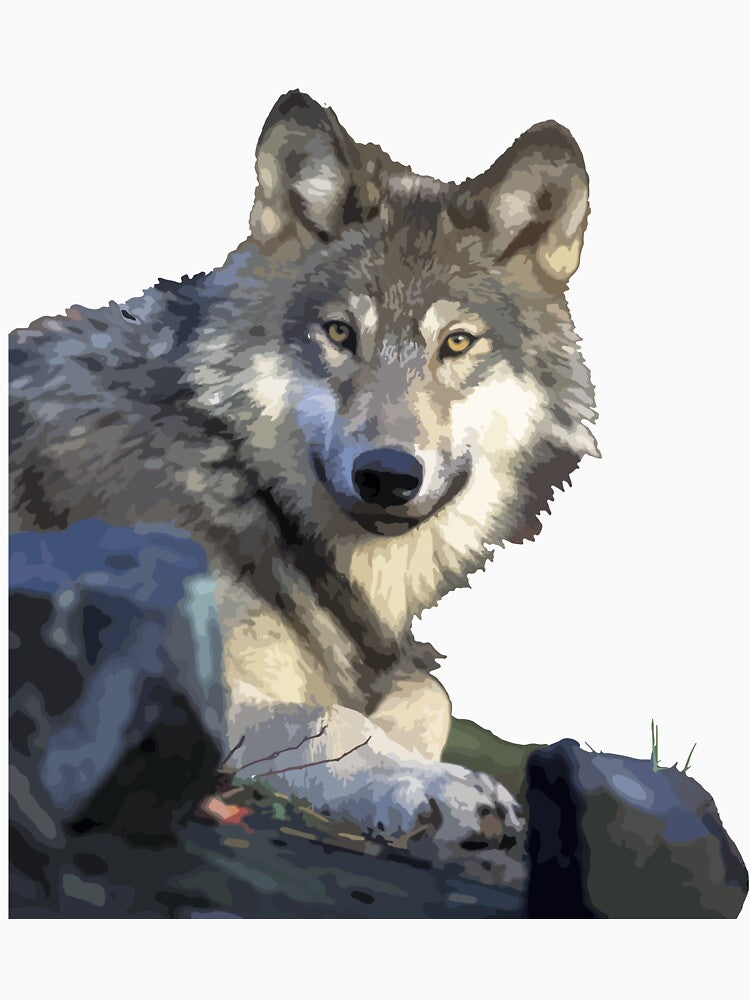 Wolf T-Shirt for Men and Women by AllStarMerch