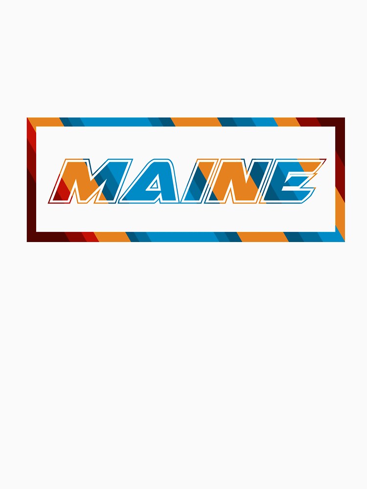 Maine T-Shirt for Men and Women by AllStarMerch