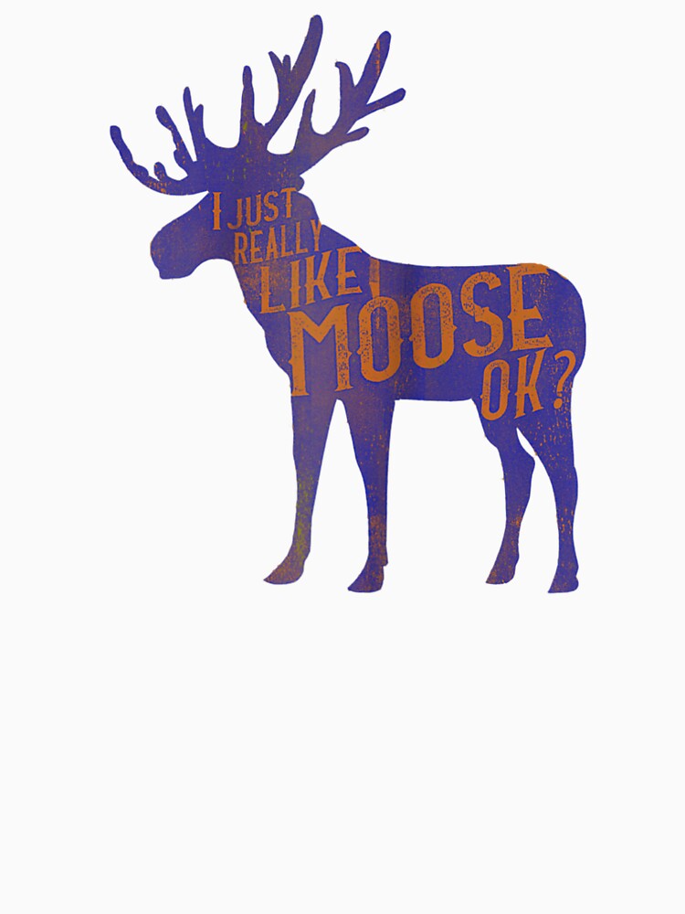 Funny Moose Quote Cool Forest Animal Pun by Cecil-Blackwell