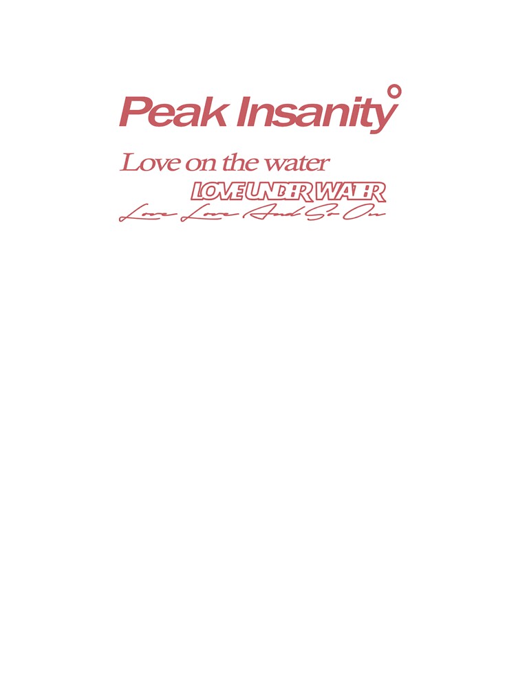 Love Aesthetic Retro Typography Tee by peakinsanity