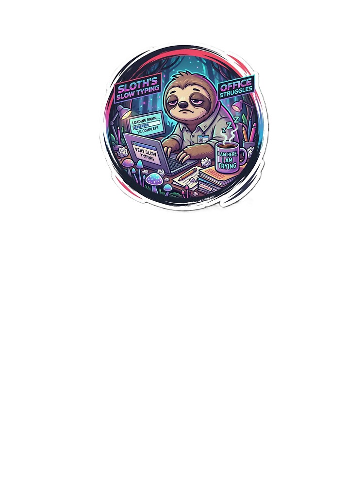 Sloth Office Worker by Prism-Bubble